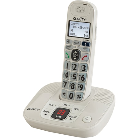 Clarity DECT 6.0 D712 Amplified Cordless Phone with Digital Answering System 53712